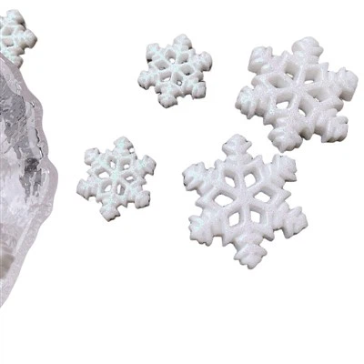 Flocon de neige en résine de Noël